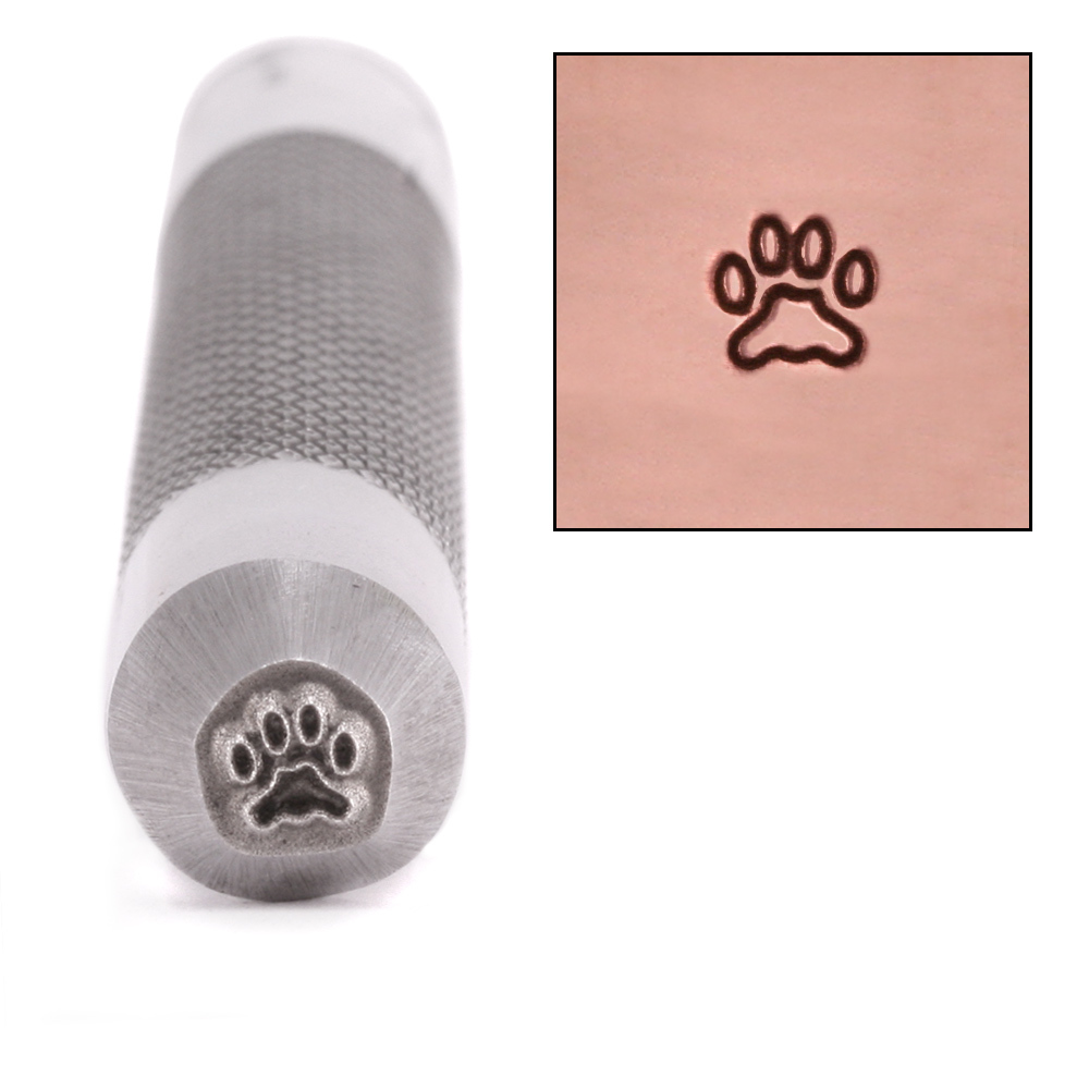 Metal Stamping Tools Advantage Series Paw Metal Design Stamp, 3.5mm